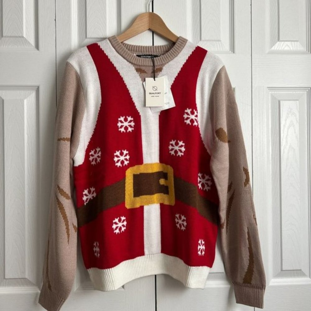 Qualfort Premium Collection Women's Ugly Christmas Sweater _ NWT - XXL